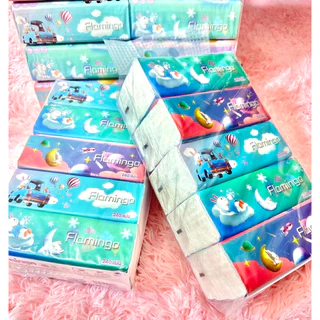กระดาษทิชชู่ 1 หิ้ว 5 แพ็ค หนานุ่ม ราคาสุดคุ้ม ราคาถูก(คละลาย)