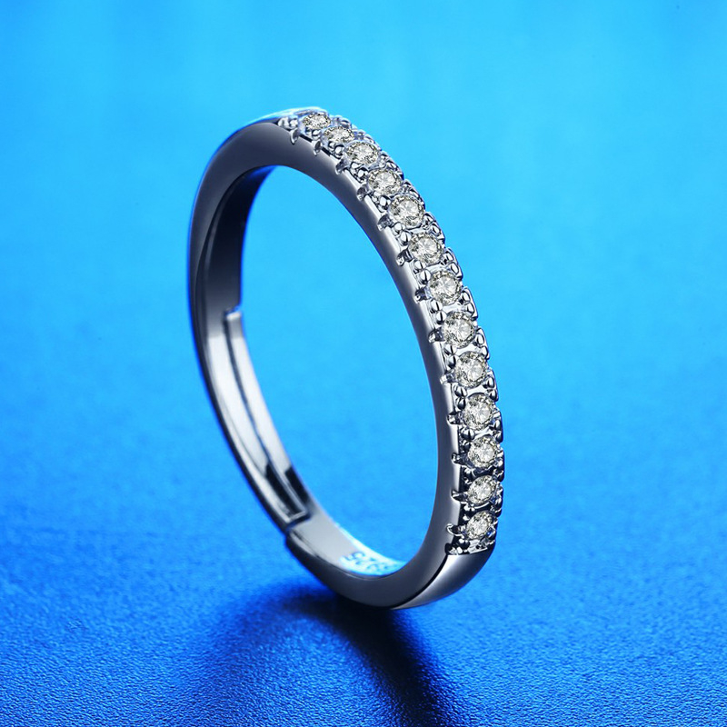 nnjew แหวน รุ่น Single Dimond Line Ring เครื่องประดับ แฟชั่น
