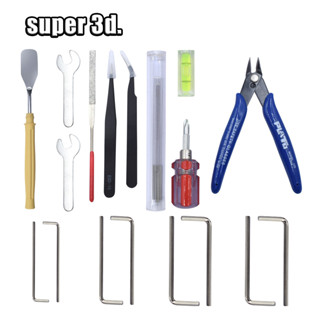 3D Printer Removal Tools set Nozzle Cleaning Kit Tweezers Shovel Wrenches Screwdriver for 3d printer Filament PLA ABS