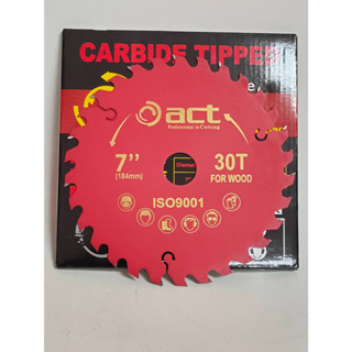 ACT ใบเลื่อยวงเดือนคาร์ไบท์ 7นิ้ว สำหรับตัดไม้ 24T 30T 40T 6…