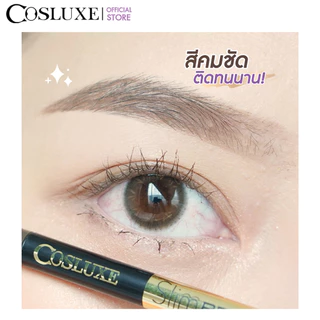 COSLUXE Slimbrow Pencil คอสลุคส์ สลิมโบรว์ เพนซิล ( เครื่องสำอาง , ดินสอเขียนคิ้ว , ที่เขียวคิ้ว , เนื้อฝุ่น อัดแข็ง )