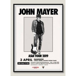 โปสเตอร์วงดนตรี ศิลปิน John Mayer live in bangkok