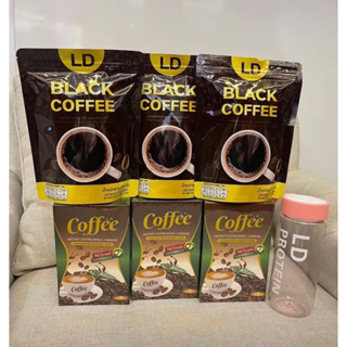 🔥กาแฟ LD. 3 กล่อง แถมBlack Coffee 3 ถุง+ขวดเชคใหม่ 1 ใบ เพียง 887 บาทเท่านั้น‼️