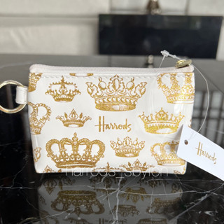 (ลดเพิ่ม10% ทักแชทเพื่อรับโค้ด) Harrods * พร้อมส่ง * Coin Purse Crown  ของแท้ 100% จากอังกฤษ🇬🇧