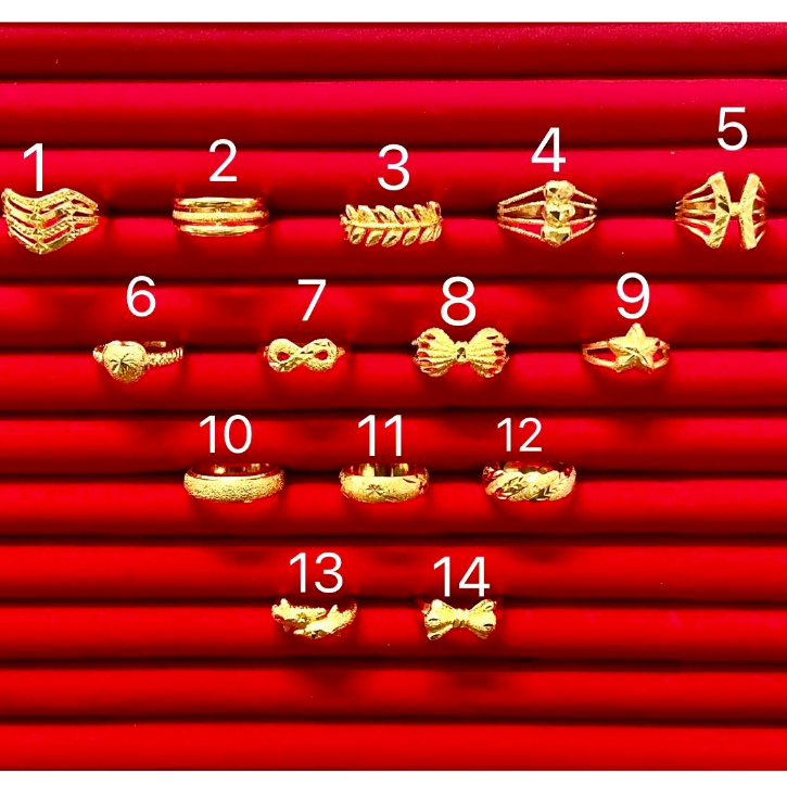 แหวนทองเหมือนแท้ ชุบทอง24K 2สลึง มีไซส์ 6-10(ต้องการนอกตัวเลือกให้ทักในข้อความ)