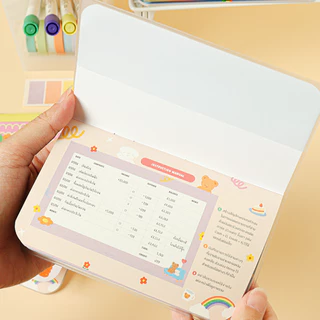 Cashbook Passbook type by Live out loud x Stickwithme4ev สมุดบันทึกรายรับรายจ่าย