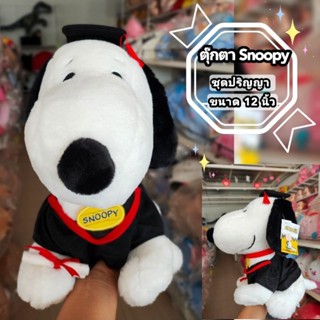 ตุ๊กตา ชุดปริญญา Snoopy ขนาด 12 นิ้ว งานแท้ Snoopy Wastly