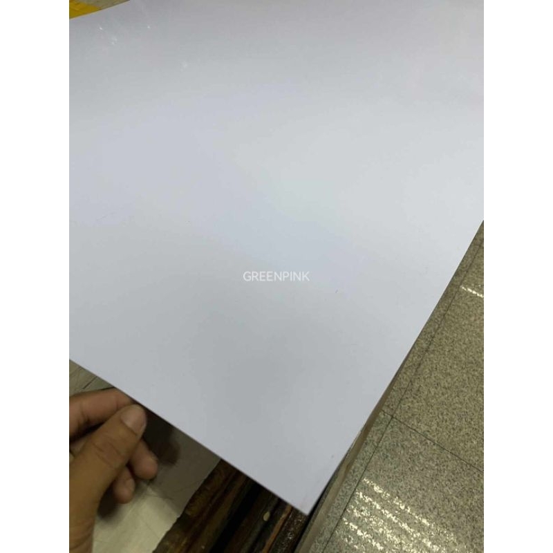แผ่นพลาสติกแข็ง สีขาว ขนาด71x120cm.ต่อแผ่น rigid pvc film แผ่นริจิ แผ่นพลาสติกขาว เซลลู​ลอยด์ cellul