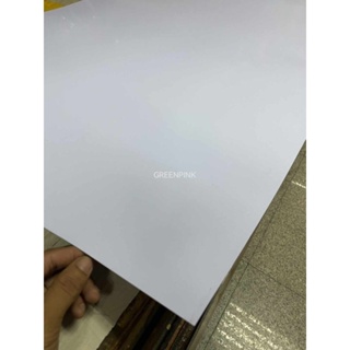 แผ่นพลาสติกแข็ง สีขาว ขนาด71x120cm.ต่อแผ่น rigid pvc film แผ่นริจิ แผ่นพลาสติกขาว เซลลู​ลอยด์ celluloid