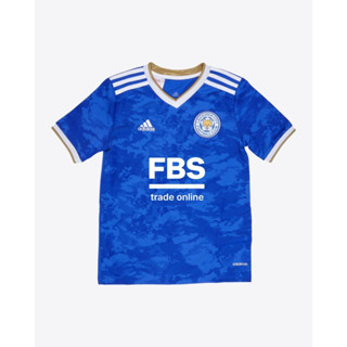 LEICESTER CITY Junior Home Shirt  สีน้ำเงิน ฤดูกาล 2021-2022