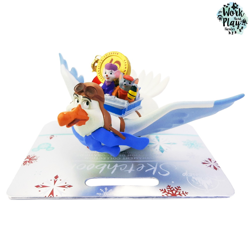 Disney The Rescuers 45th Anniversary Limited Release Legacy Sketchbook Ornament ดิสนีย์ เดอะ เรสคิวเออร์ ออนาเม้นท์