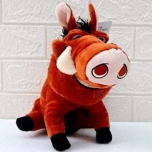 ตุ๊กตาพุมบ้า PUMBAA  ขนาด9"/12" ตุ๊กตาหมูป่า จากเรื่อง THE LION KING