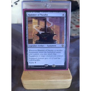 การ์ด MTG Hammer of Nazahn Artifact Magic the gathering EDH รุ่น C17 สภาพ Ex-Nm