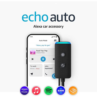 Amazon Echo Auto (2nd Gen, 2022 release) | Add Alexa to your car [Ready to Ship from Bangkok] พร้อมส่ง