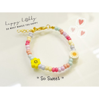 สร้อยคอ สร้อยข้อมือลูกปัดสีหวานสุด So Sweet
