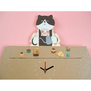 นาฬิกาติดผนัง Cat Drip Clock