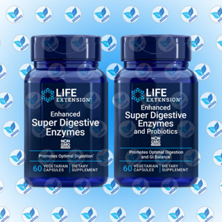 Life Extension Enhanced Super Digestive Enzymes 60 Vegetarian Capsules