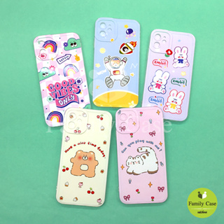 A15/A16/Reno 7z(5G)เคสมือถือนิ่ม TPU ขอบใสกันเลนส์กล้องนูนลายการ์ตูนน