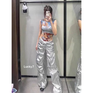 BY IRA (23032) Giftzy Bodysuite บอดี้สูท แขนกุดพิมพ์สีพาสเทลสุดต๊าชชช🫨