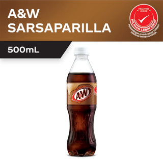 เอ แอนด์ ดับบลิว น้ำอัดลม กลิ่นรูทเบียร์ 500 มล.  A&amp;W Soft Drink 500ml