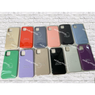 พร้อมส่งกำมะหยี่ Logo Ple / ใช้สำหรับ iPhone 12 / 12Pro/ 12promax (มีโลโก้) เคสซิลิโคน ลบคราบได้ มีกำมะหยี่ด้านในสีสด