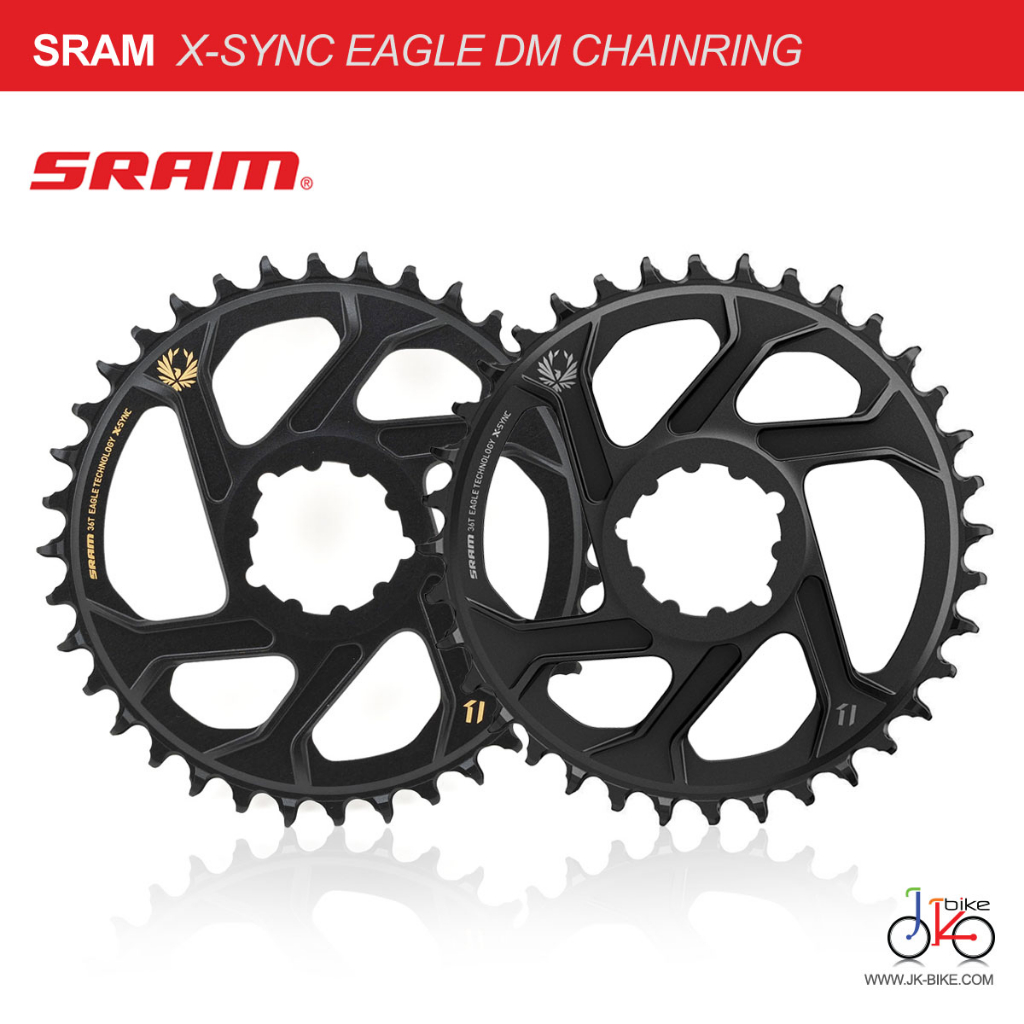 ใบจานหน้าจักรยาน 12สปีด SRAM XX1 EAGLE CHAINRING 12SP Direct Mount 6 offset/3 offset