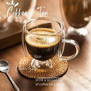 2/19 รวมแก้วน้ำสองชั้น แก้วใส ใส่ได้ทั้งน้ำร้อน/เย็น มีหลากหลายแบบ 80-400ml Double Wall Glass สวยงาม ทนทาน