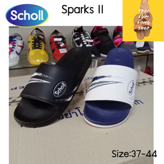 Scholl รองเท้าสกอลล์-สปาร์ค 2 Sparks II แตะสวม ส้นสูง 2.5 เซน Unisex เพื่อสุขภาพ เหมาะกับรองช้ำ นุ่มสบาย