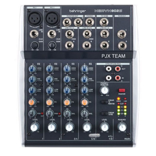 Behringer XENYX 802S รุ่นใหม่ 2023 มิกเซอร์อนาล็อก 8 อินพุตพร้อมอินเตอร์เฟส USB สตรีมมิ่ง