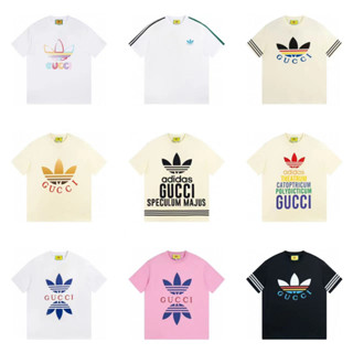 【Lemon】เสื้อยืด GUCCI X Adidas1:1 Tags 23SS เกรด original limited edition