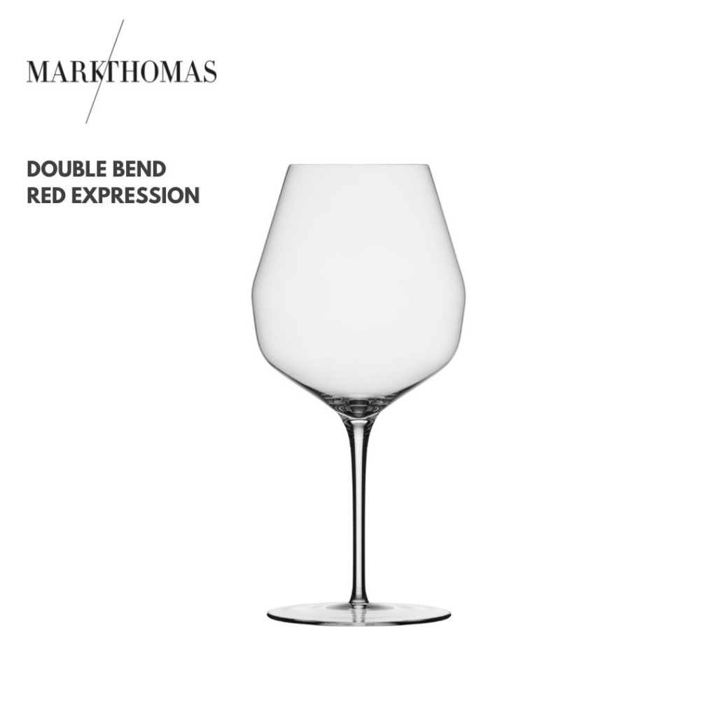 MARK THOMAS DOUBLE BEND ALLROUND Set of 2 - แก้วไวน์คริสตัลแฮนด์เมด รุ่น DOUBLE BEND ALLROUND