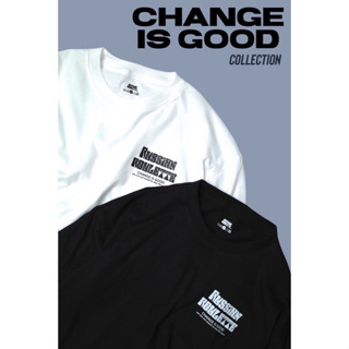 เสื้อยืด oversize คอลเลคชั่น Change is good (white)