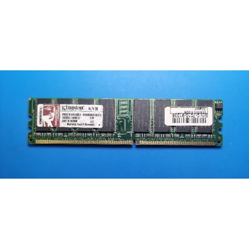 PC RAM Kingston DDR 512MB 400MHz