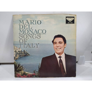 1LP Vinyl Records แผ่นเสียงไวนิล  MARIO DEL MONACO SONGS OF ITALY   (E16C65)