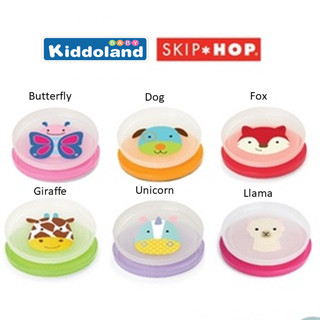 Skip Hop จาน 2 ชั้นสำหรับเด็ก Zoo Nonslip Plates  (สินค้าพร้อมส่ง)