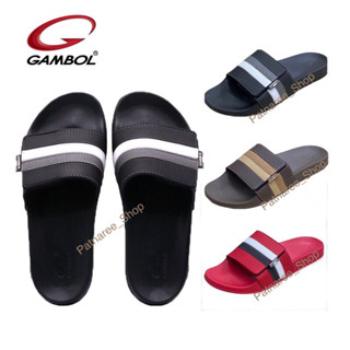 ⭐️พร้อมส่ง⭐️GAMBOL แกมโบล รุ่น 43116 แท้💯%รองเท้าแตะ รองเท้าลำลอง แบบสวม ไซส์ 36-44