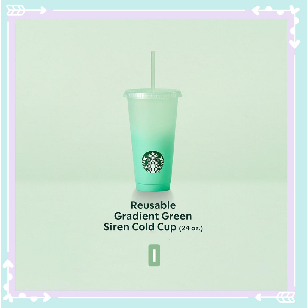 Starbucks Light Green Essential collection สตาร์บัคส์ คอลเลคชัน  Light Green Essential ของแท้💯