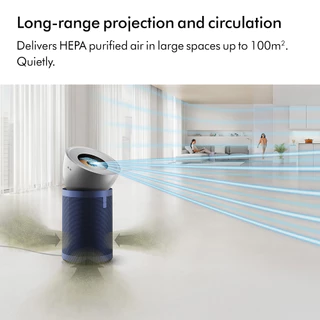 Dyson Purifier Big+Quiet Formaldehyde BP03 (Bright nickel/Prussian blue) เครื่องฟอกอากาศ ไดสัน