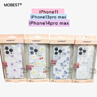 Mobest เคสกันกระแทก ลายดอกไม้ iPhone14pro max/ 13pro max /11