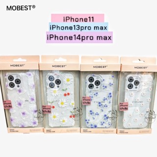 Mobest เคสกันกระแทก ลายดอกไม้ iPhone14pro max/ 13pro max /11