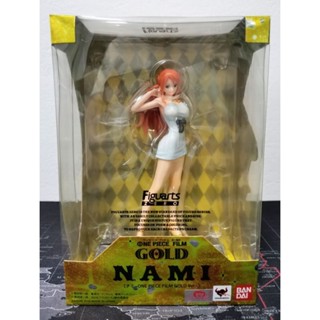 [ของแท้] Nami ONE PIECE FILM GOLD Ver. - Figuarts Zero , Tamashii Nation - Bandai (One piece)