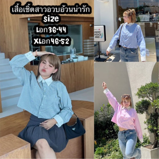 เสื้อสก๊อตแต่งปกสาวอวบอ้วน น่ารัก จัดโปร 2วันเท่านั้น