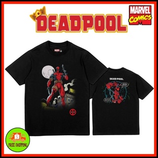 เสื้อMarvel ลาย DeadPool สีดำ (MX-165)