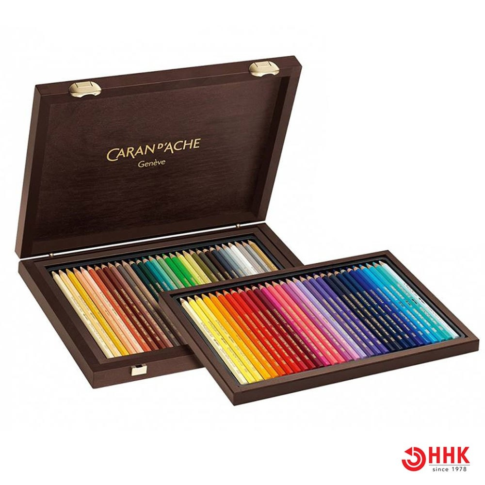 Caran d’arche(คารันดาช) ชุดสีไม้ระบายน้ำ Supracolor Soft ฉลองครบรอบ 30 ปี 60 สี ในกล่องไม้สุดคลาสสิค #3888.860
