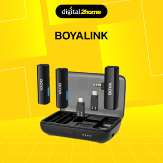 BOYALINK Wireless Microphone System ไมค์โครโฟนไร้สาย เหมาะกับทุกสถานการณ์ (ของแท้ ประกันศูนย์ 2 ปี)