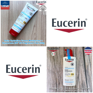 Eucerin® Daily Hydration Cream Moisturizer + Sunscreen Fragrance Free ยูเซอรินครีม ครีมบำรุงผิวกายผสมกันแดด