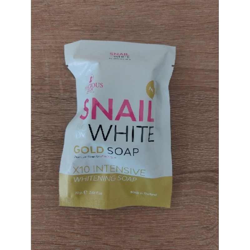 snail.white gold soap