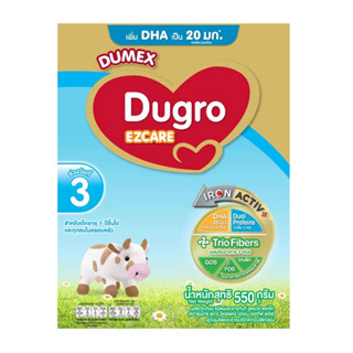 นมผง ดูเม็กซ์ Dugro Ezcare สูตร 3   550 กรัม