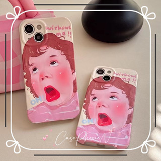 🔥สไตล์ใหม่🔥เคสไอโฟน iphone 11 14 Pro Max น่าสนใจ ผู้หญิงตลก เคสสองชั้น ป้องกันการตก iphone 12 13 Pro Case for iPhone