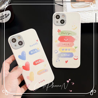 🔥สไตล์ใหม่🔥เคสไอโฟน iphone 11 14 Pro Max เล็กและสด เรียบง่าย กราฟ ป้องกันการตก เคส iphone 12 13 Pro Case for iPhone